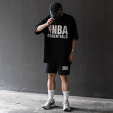 Fear Of God Essentials X NBA Logo Sweat Shorts Black