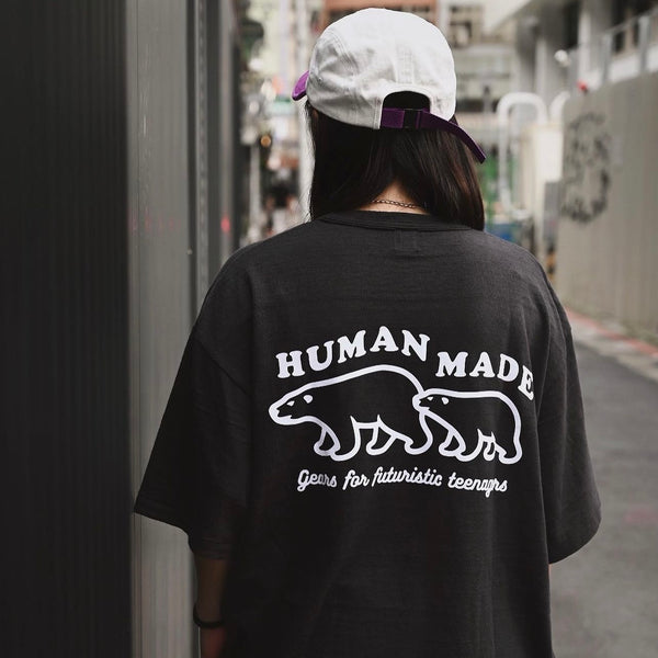 Human Made Polar Bear Tee Black #10 HUMAN MADE HUMAN MADE - originalfook singapore