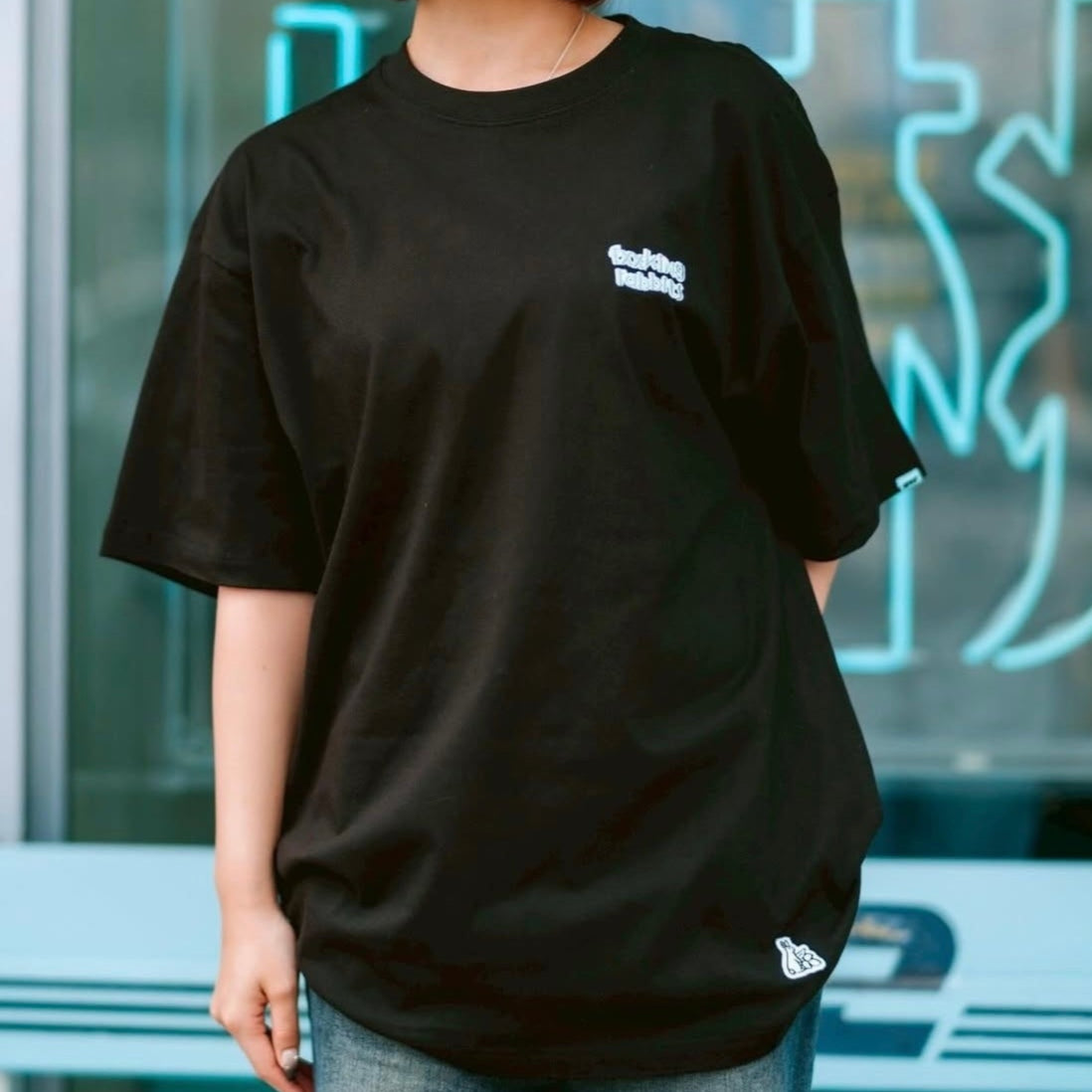 FR2 ブラック Tシャツ L FR2 「FR2」 7分袖Tシャツ「XLARGEコラボ」 X-LARGE ブラック メンズ