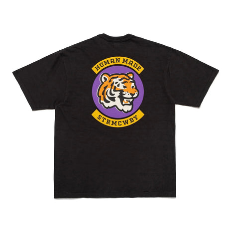 Human Made Round Tiger Tee Black HUMAN MADE HUMAN MADE - originalfook singapore