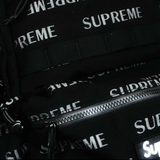 Supreme Reflective Monogram Logo Backpack Black