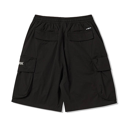 LifeWork Cargo Pocket Shorts Black LIFEWORK LIFEWORK - originalfook singapore