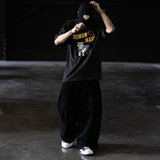 Black Human Made Bulldog Dry Alls Tee, casual T-shirt with graphic design, made of soft fabric, displayed flat on a white background.