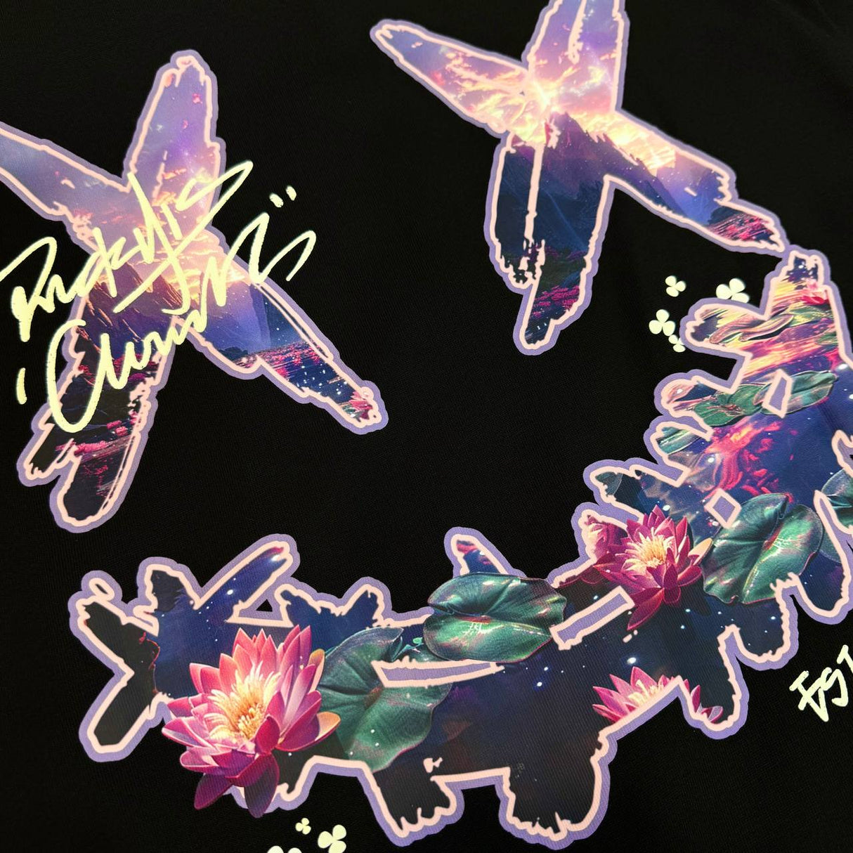Rickyisclown Celestial Realm Tee Black R37250603V N10