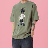 LifeWork Snapback Hip Bulldog Tee Khaki lifework lifework - originalfook singapore