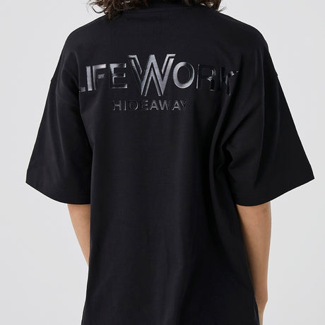 LifeWork Supima Cotton Chest Logo Tee Black lifework lifework - originalfook singapore