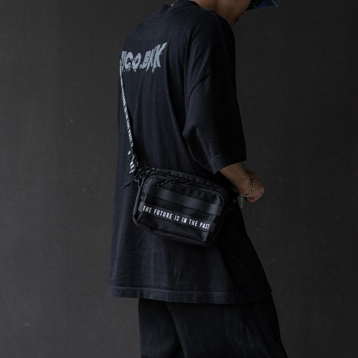 Human Made Military Sling Bag Black