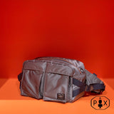 Porter Yoshida Japan PX Tanker Waist Bag Silver Grey [376-08333] PORTER JAPAN PORTER JAPAN - originalfook singapore