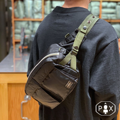 Porter Yoshida Japan PX Tanker Waist Bag Black [376-08333] PORTER JAPAN PORTER JAPAN - originalfook singapore