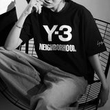 Neighborhood X Y-3 X Logo Tee Black