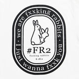 FR2 Fxxking Rabbits Oval Logo Tee White #FR2 #FR2 - originalfook singapore