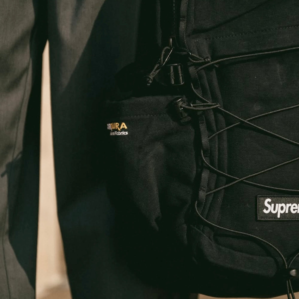 Supreme Logo Black Backpack - ORIGINALFOOK