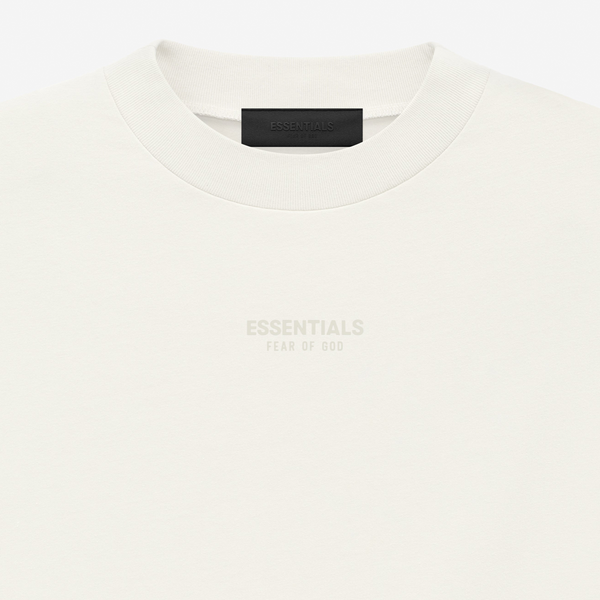 Fear of God Essentials Applique Logo Drop Shoulder Tee Cloud Dancer (Oversized) FEAR OF GOD FEAR OF GOD - originalfook singapore