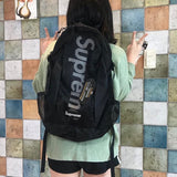 Supreme Reflective Logo Black Backpack