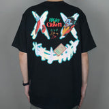 Rickyisclown [RIC] Joker Laser Reflective Smiley Tee Black [R17240131e-R9] RICKYISCLOWN RICKYISCLOWN - originalfook singapore