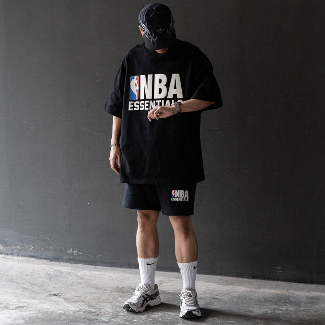 Fear of God Essentials X NBA 90s Heavyeight Tee Black