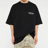 Fear of God Essentials Signature Logo Drop Shoulder Tee Black FEAR OF GOD ESSENTIALS FEAR OF GOD ESSENTIALS - originalfook singapore