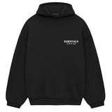 FEAR OF GOD Essentials Signature Logo Black Hoodie