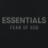 Fear Of God Essentials Metallica Logo Classic Zip-up Hoodie Jet Black