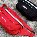 Supreme Reflective Waist Bag Red