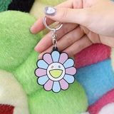 Takashi Murakami Flower Keychain - Pink Blue - ORIGINALFOOK