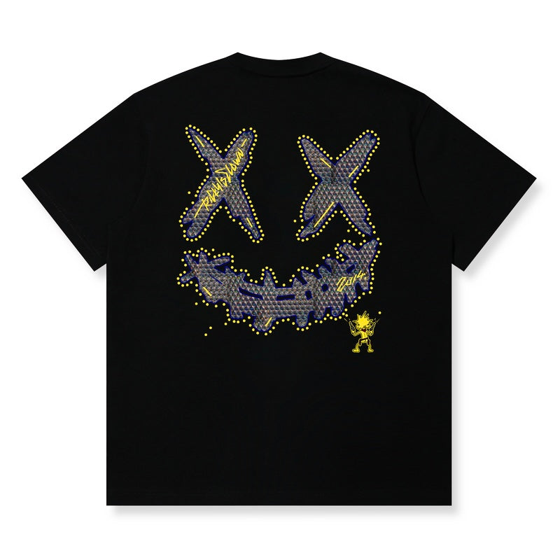 Rickyisclown X Boloo Applique Tee Black R37250603B F11 - ORIGINALFOOK