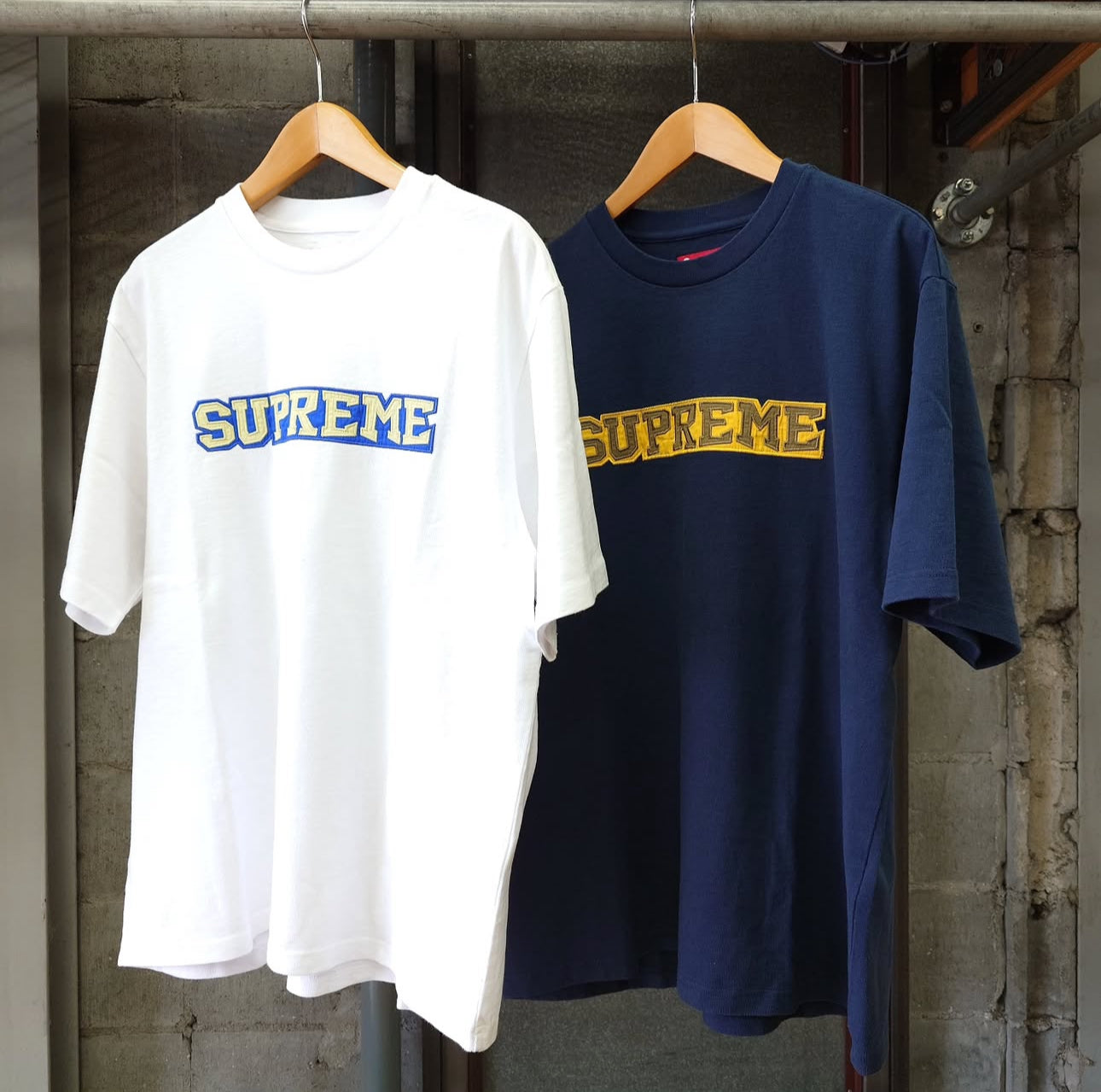 Supreme Satin Applique Tee White - | ORIGINALFOOK