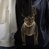 LifeWork Korea Bulldog Mascot Hoodie Black Gold lifework lifework - originalfook singapore