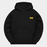Black FR2 Big Logo Hoodie with bold front logo, relaxed fit, and soft fabric, perfect for casual streetwear style.