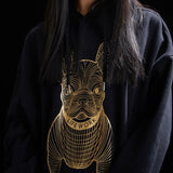 LifeWork Korea Bulldog Mascot Hoodie Black Gold lifework lifework - originalfook singapore