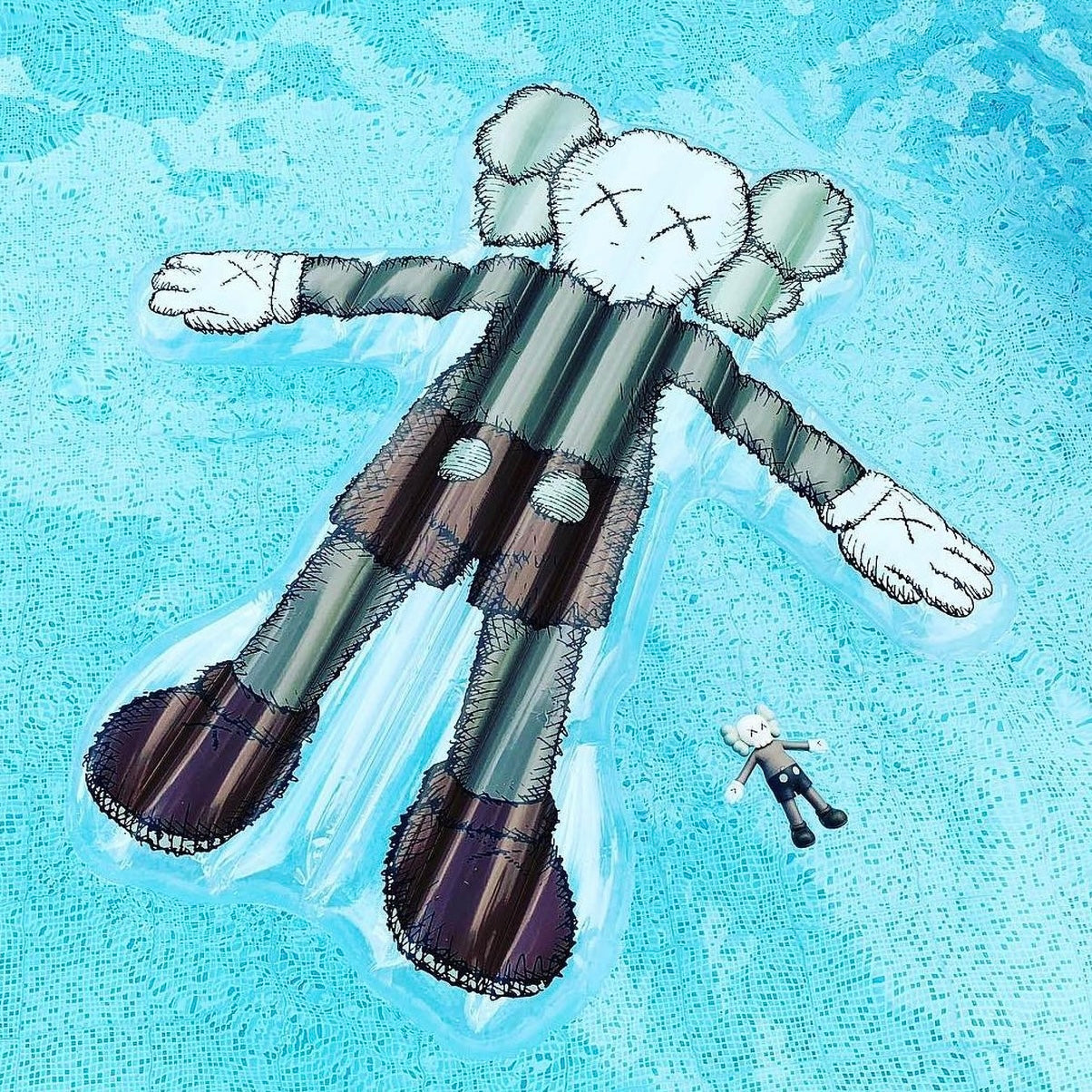 Where to buy KAWS HOLIDAY Korea Companion 170CM Floating Bed Clear 