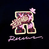 Rickyisclown Snake X Sakura Embossed Black Tee R37250210I (C10)