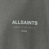 AllSaints Underground Logo Tee Garnet Green