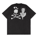 Mastermind World x Betty Boop Damaged Boxy Tee Black White