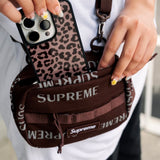 Supreme Reflective Monogram Logo Mini Shoulder Bag Brown