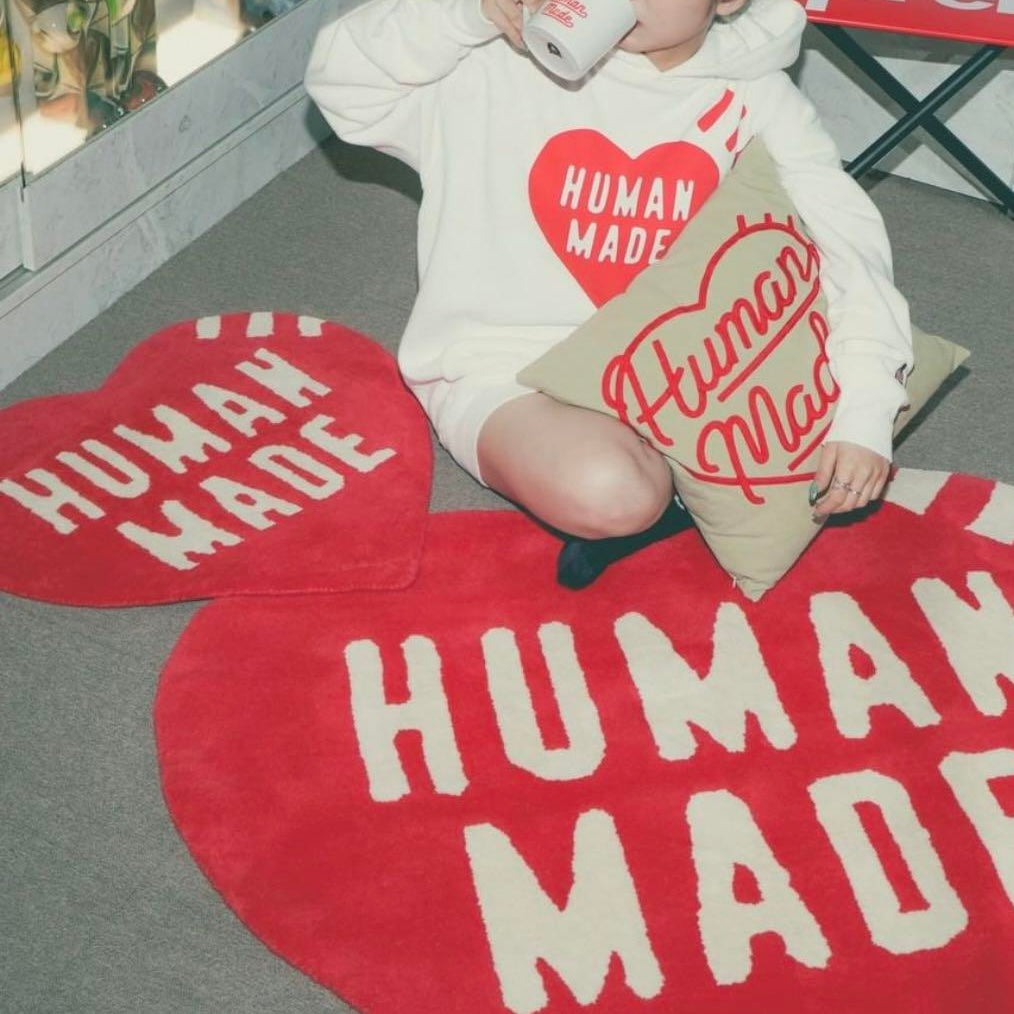 Buy Human Made Heart Medium Rug Red online in Singapore | ORIGINALFOOK