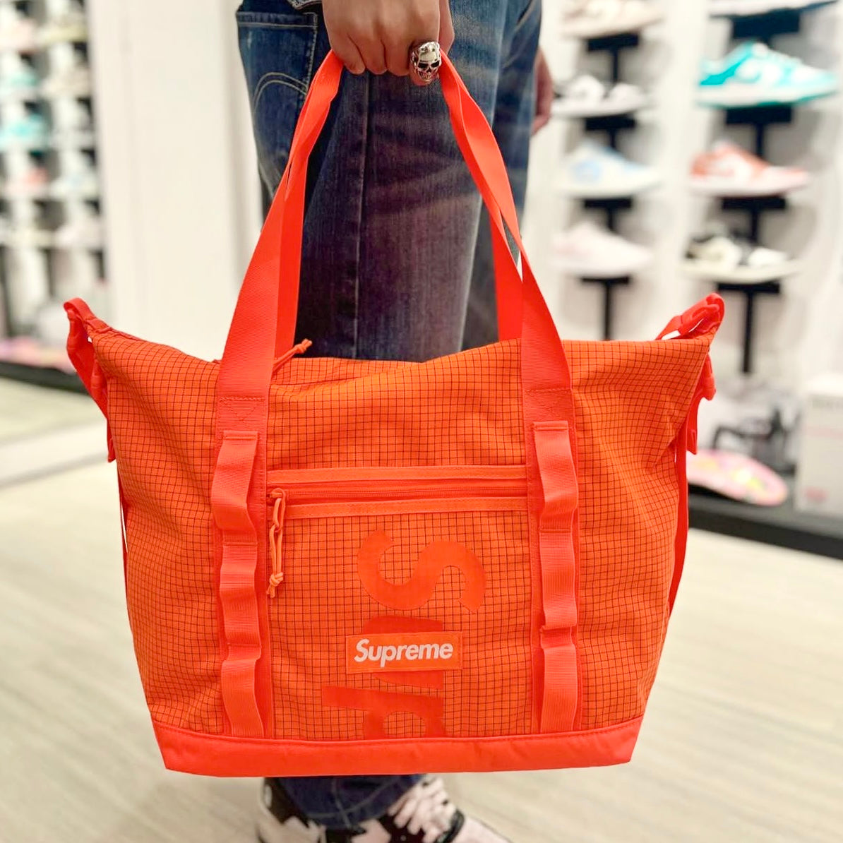 バッグ Supreme Canvas Tote Supreme Canvas Tote White - FW20 - US