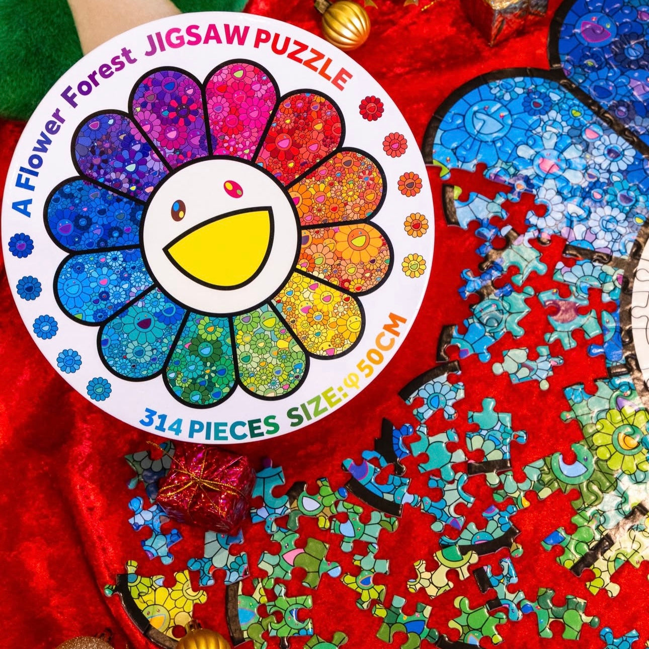 村上隆　フラワー　A Flower Forest Jigsaw Puzzle s-l400.jpg