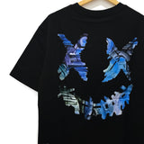 Rickyisclown [RIC] Blue Oil Painting Smiley Tee Black [R17230212H-R8] RICKYISCLOWN RICKYISCLOWN - originalfook singapore