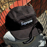 Supreme Washed Chino Twill Camp Cap Black supreme supreme - originalfook singapore