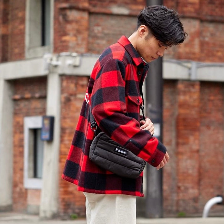 Supreme Puffer Side Bag Black supreme supreme - originalfook singapore