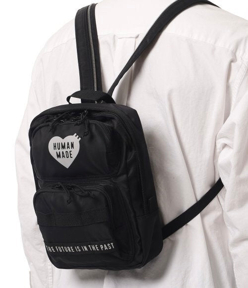 Human Made One Shoulder Bag Black
