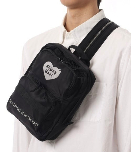 Human Made One Shoulder Bag Black