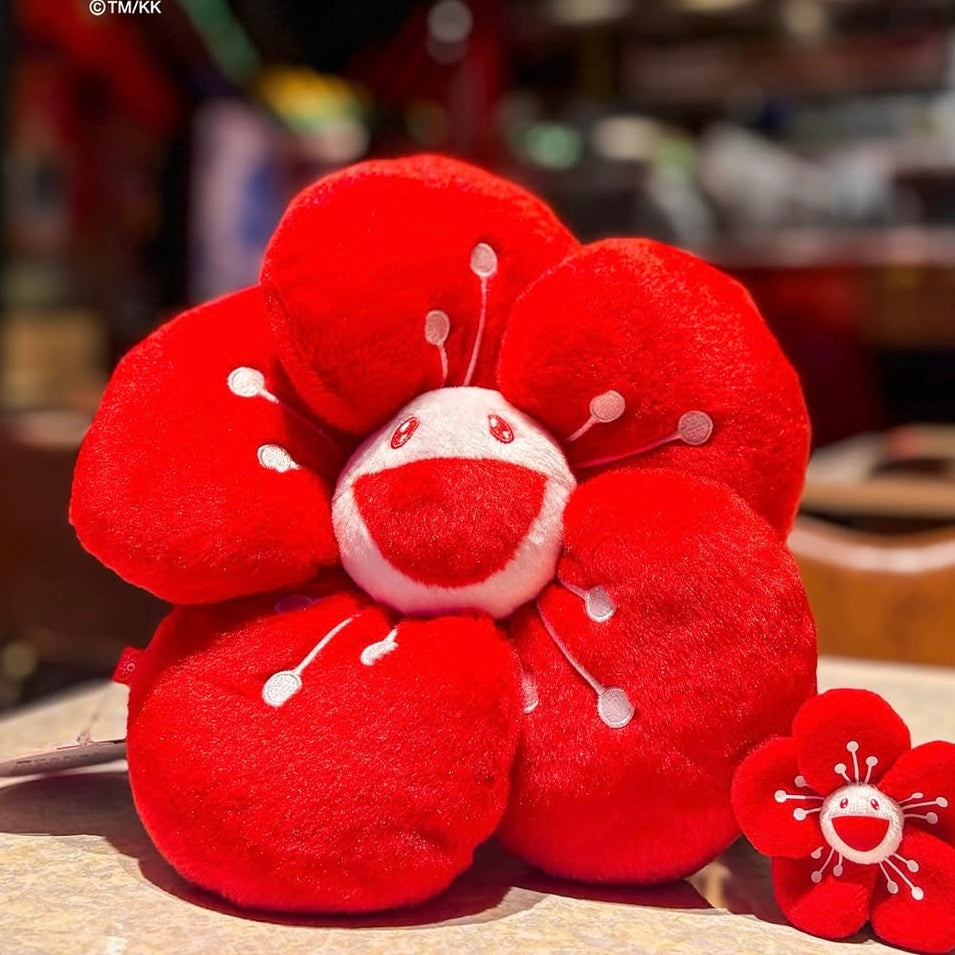 Takashi Murakami Sakura Flower Plush / Cushion - Red (28cm) - ORIGINALFOOK