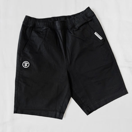 AAPE By Bathing Ape Now Badge Woven Shorts Black [6948] AAPE AAPE - originalfook singapore