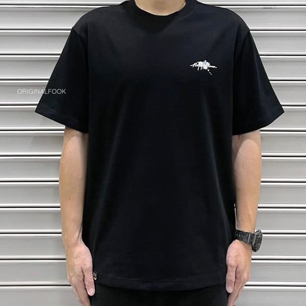 Rickyisclown [RIC] Colorful Cloud Smiley Tee Black [R17230225D-A8] RICKYISCLOWN RICKYISCLOWN - originalfook singapore