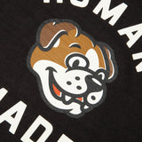 Black Human Made Bulldog Tee graphic T-shirt featuring a detailed bulldog illustration on the front.