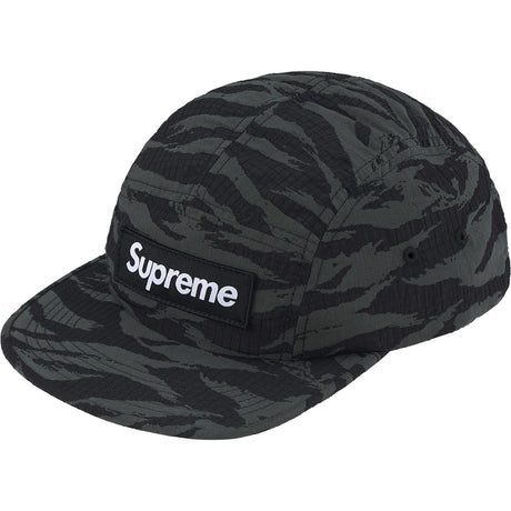 Supreme Box Logo Ripstop Cap Tiger Camo Black - ORIGINALFOOK