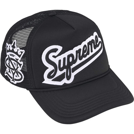 Supreme Multi Embroidery Trucker Cap Black - ORIGINALFOOK