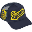 Supreme Multi Embroidery Trucker Cap Navy - ORIGINALFOOK